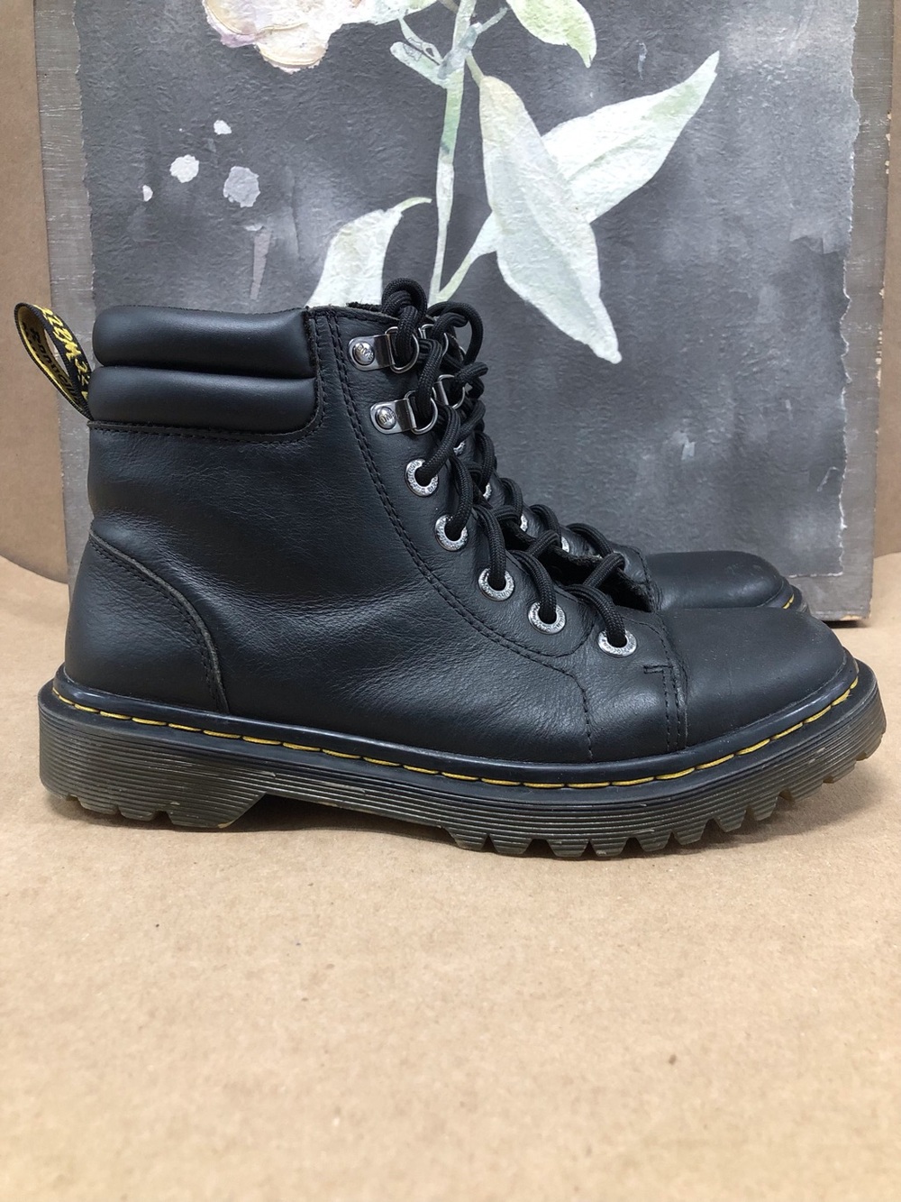 Dr. Martens Black Leather Boots sz 7